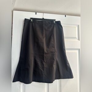 Jaclyn Smith Classic Black A-Line Skirt - 12